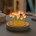 Handmade Tulip LED Night Light – DIY Bedside Lamp & Gift Decor